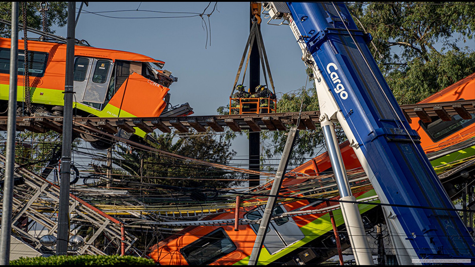 COLAPSO EN EL METRO DE LA CDMX POR DEFECTOS DE CONSTRUCCION