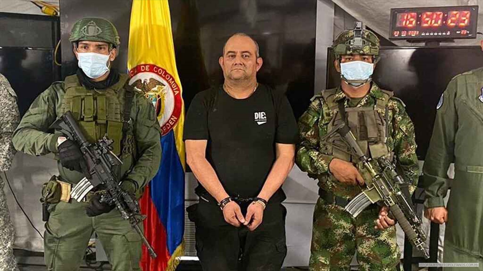 COLOMBIA ARRESTA A OTONIEL, SU NARCO MÁS BUSCADO