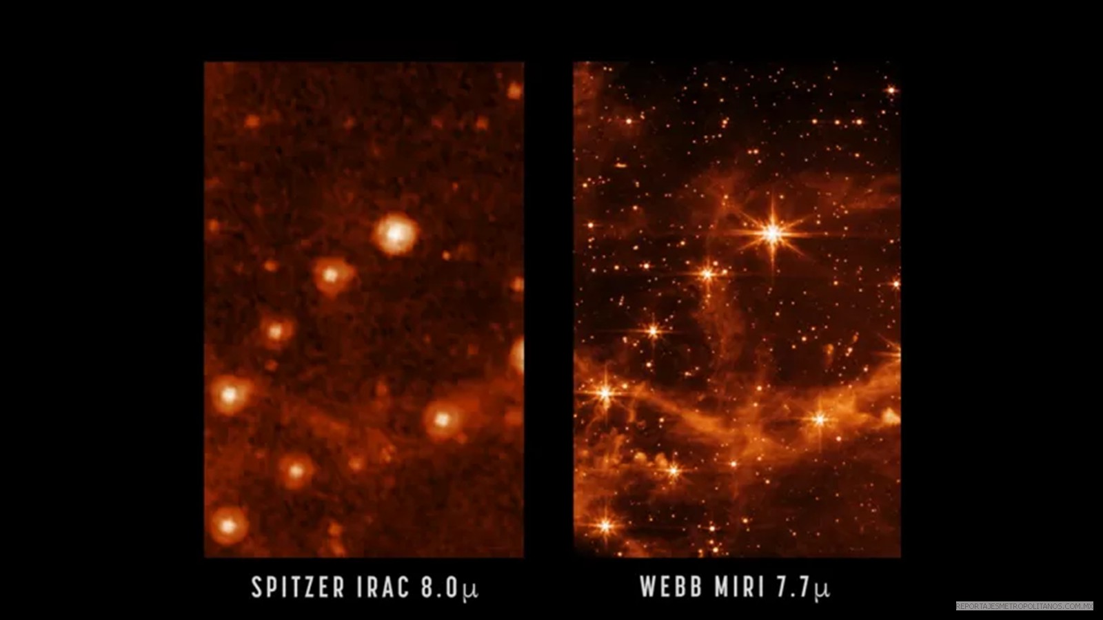 El James Webb obtuvo las imágenes más nítidas  logradas por un telescopio espacial en la historia, según la NASA.