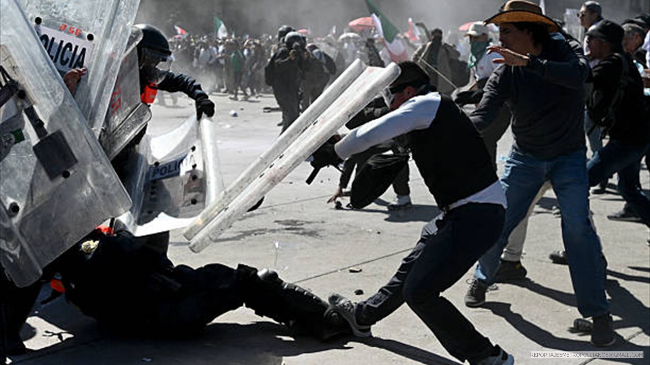 EN CDMX LA MARCHA INICIO EN EL ANGEL DE LA INDEPENDENCIA 