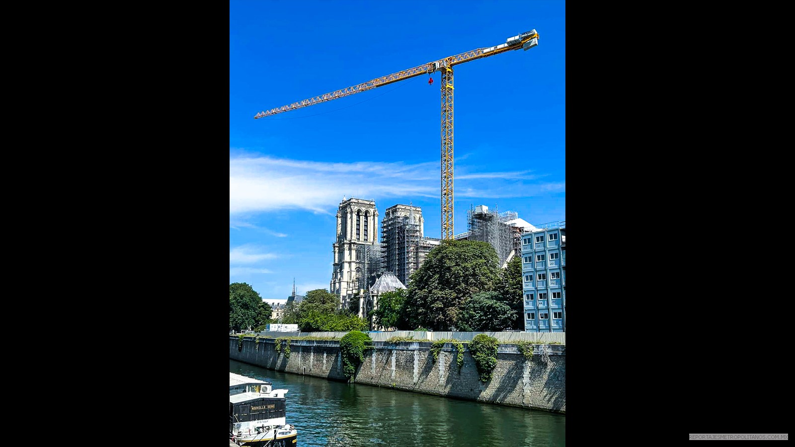 NOTRE DAME UNDER CONSTRUICTION POST INCENDIO