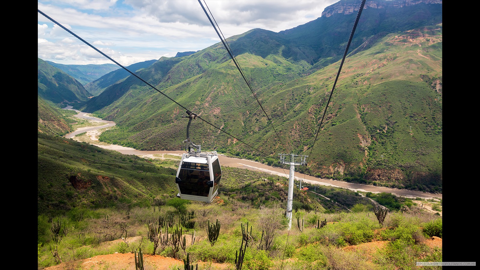 Teleférico en el Cañón del Chicamocha