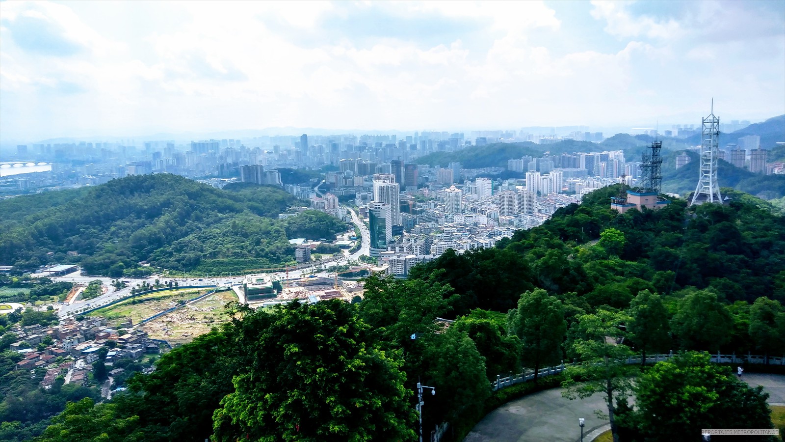 HUIZOU DESDE LA PAGODA DE CONFUCIO 