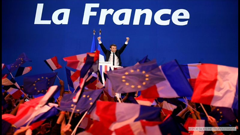 MACRON EN LA PRIMERA VUELTA POR FRANCIA
