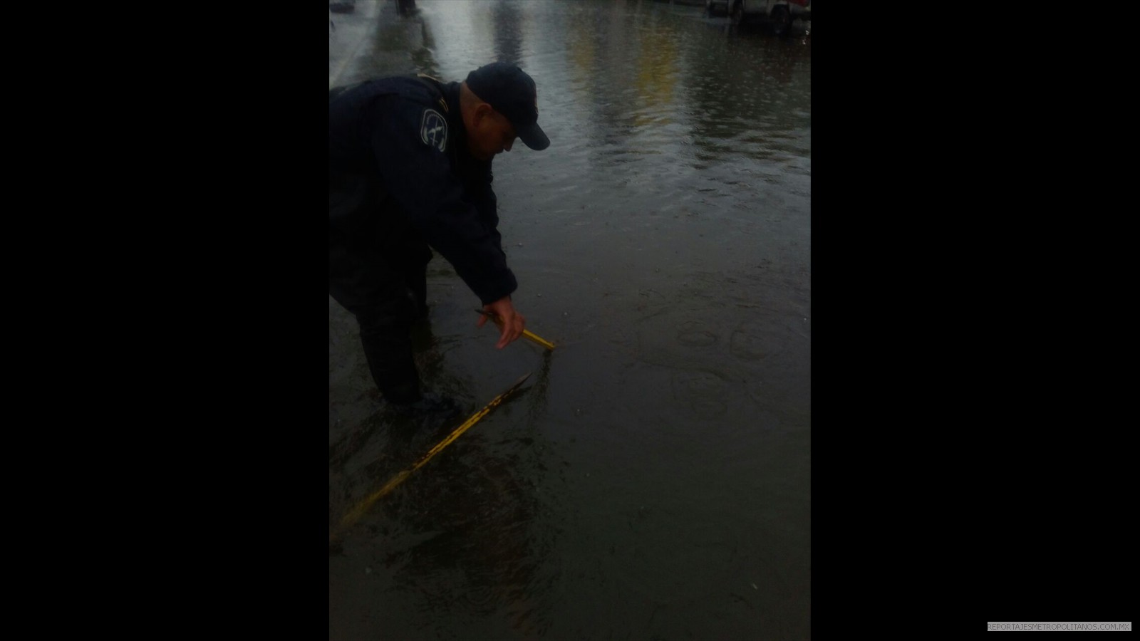 MIDIERON EL NIVEL DEL AGUA 