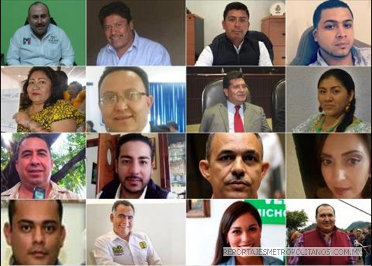 CANDIDATOS EJECUTADOS DE TODOS LOS PARTIDOS