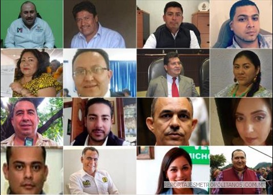 CANDIDATOS EJECUTADOS DE TODOS LOS PARTIDOS