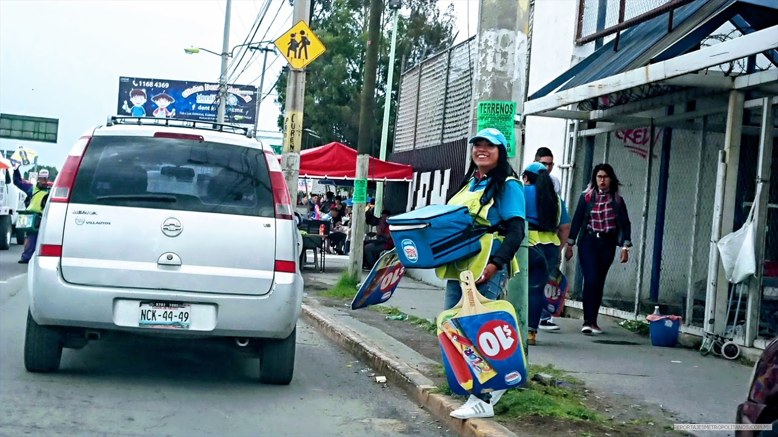 Un día sin lluvia y con embotellamientos es bueno para ellos 