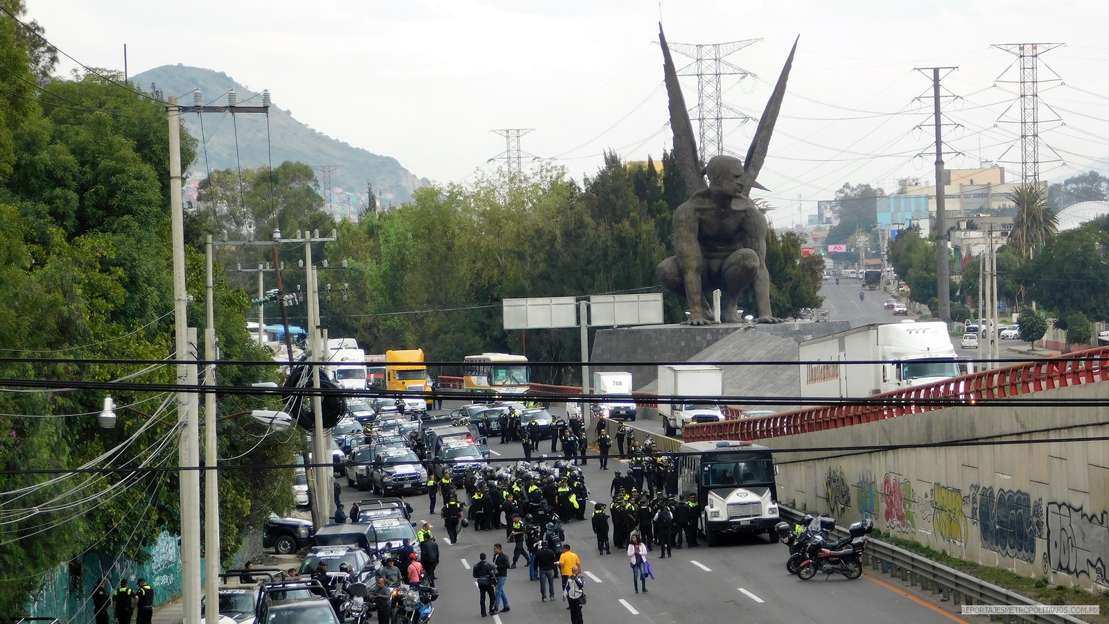 Por policías del Estado de México