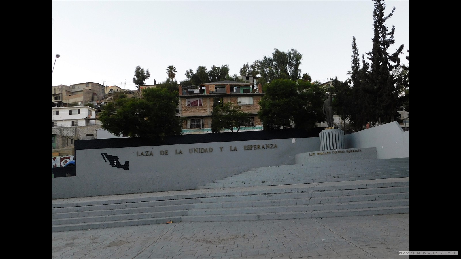 En su recuerdo construyeron la Plaza de la Unidad y la Esperanza 