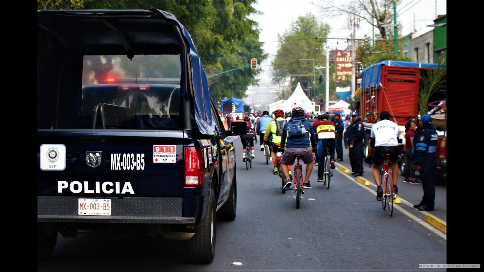 Miles de ciclistas viajaron días para llegar a cantar la Mañanitas a la Virgen María 