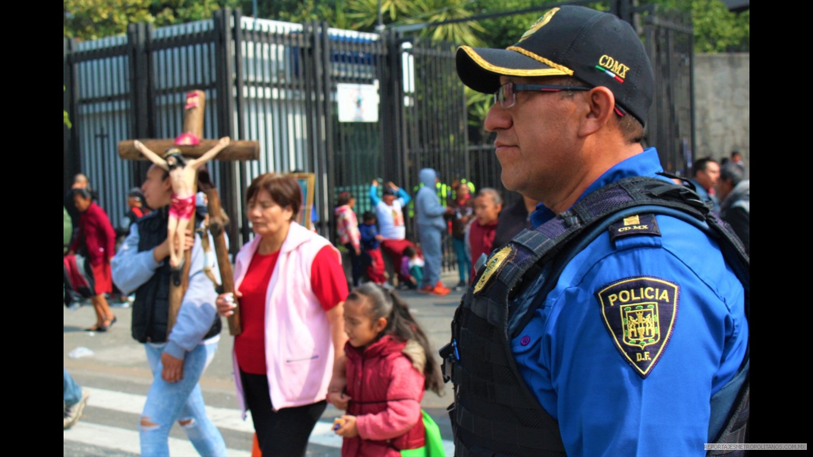 Los feligreses llegaron de todo el país 