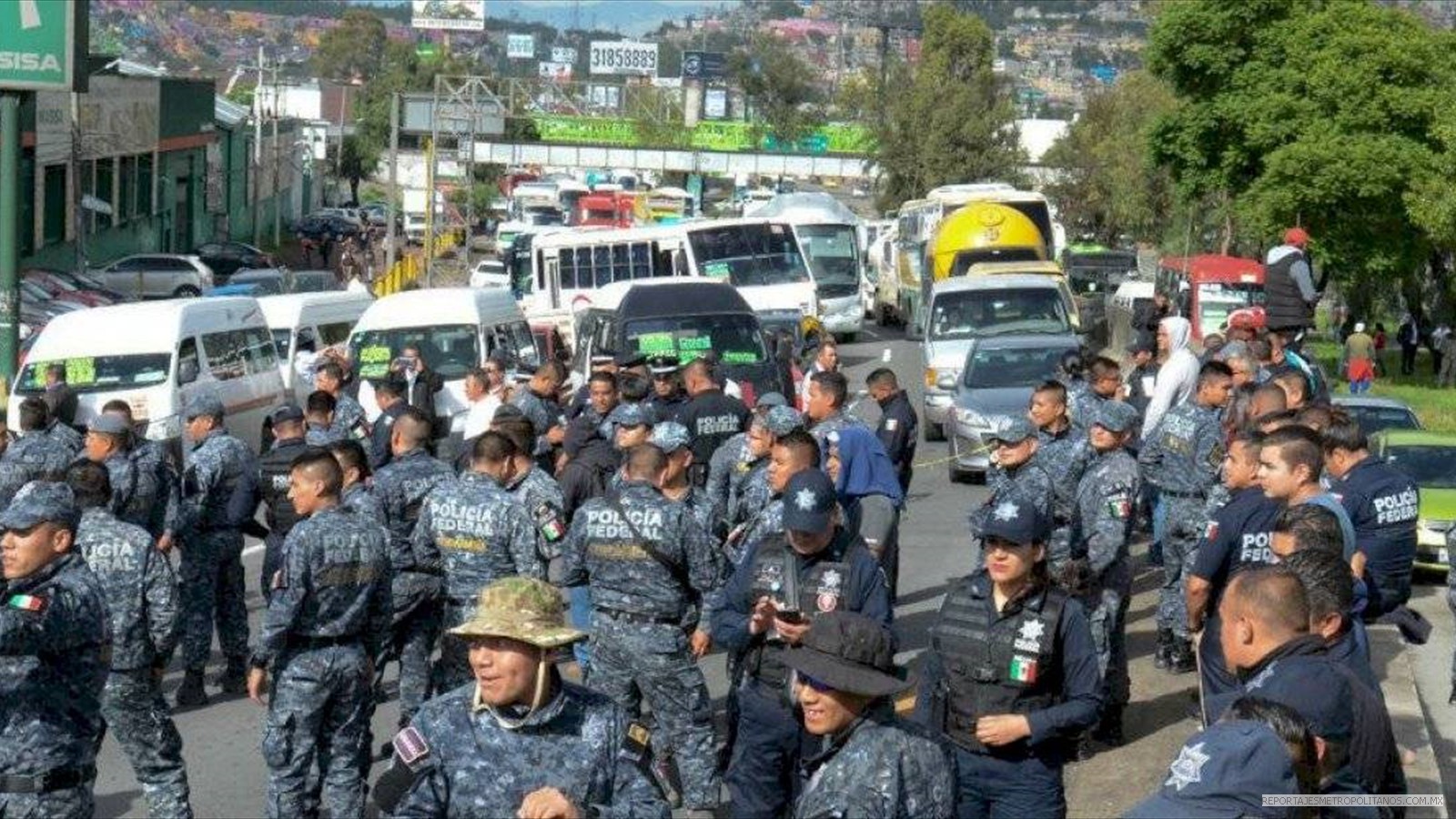 BLOQUEAN LA MEXICO-PACHUCA Y VIAS DE LA CDMX