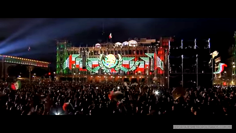 MILES DE MEXICANOS CELEBRARON SU INDEPENDENCIA EN EL ZOCALO 