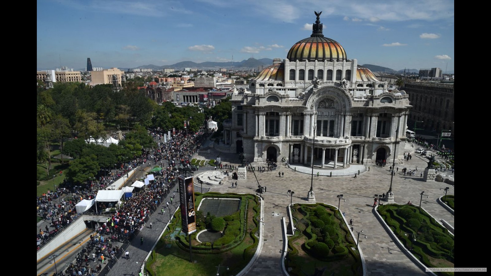 EL GOBIERNO DE LA CDMX LE RINDIO HOMENAJE EN BELLAS ARTES 