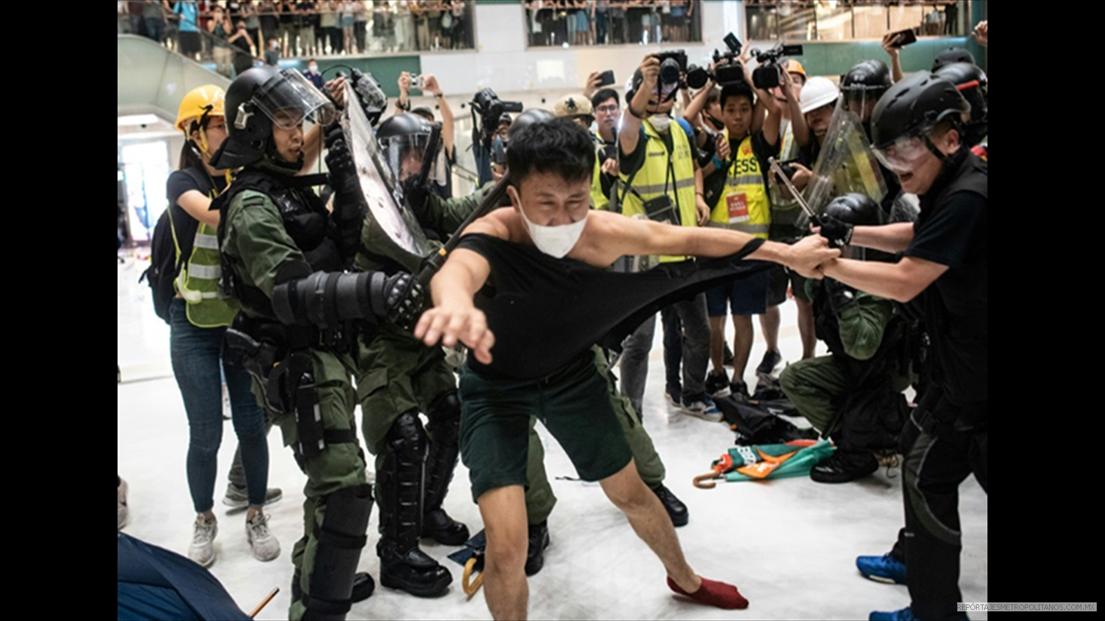 CHOQUES EN HONG KONG POR LEY DE EXTRADICCION A CHINA 