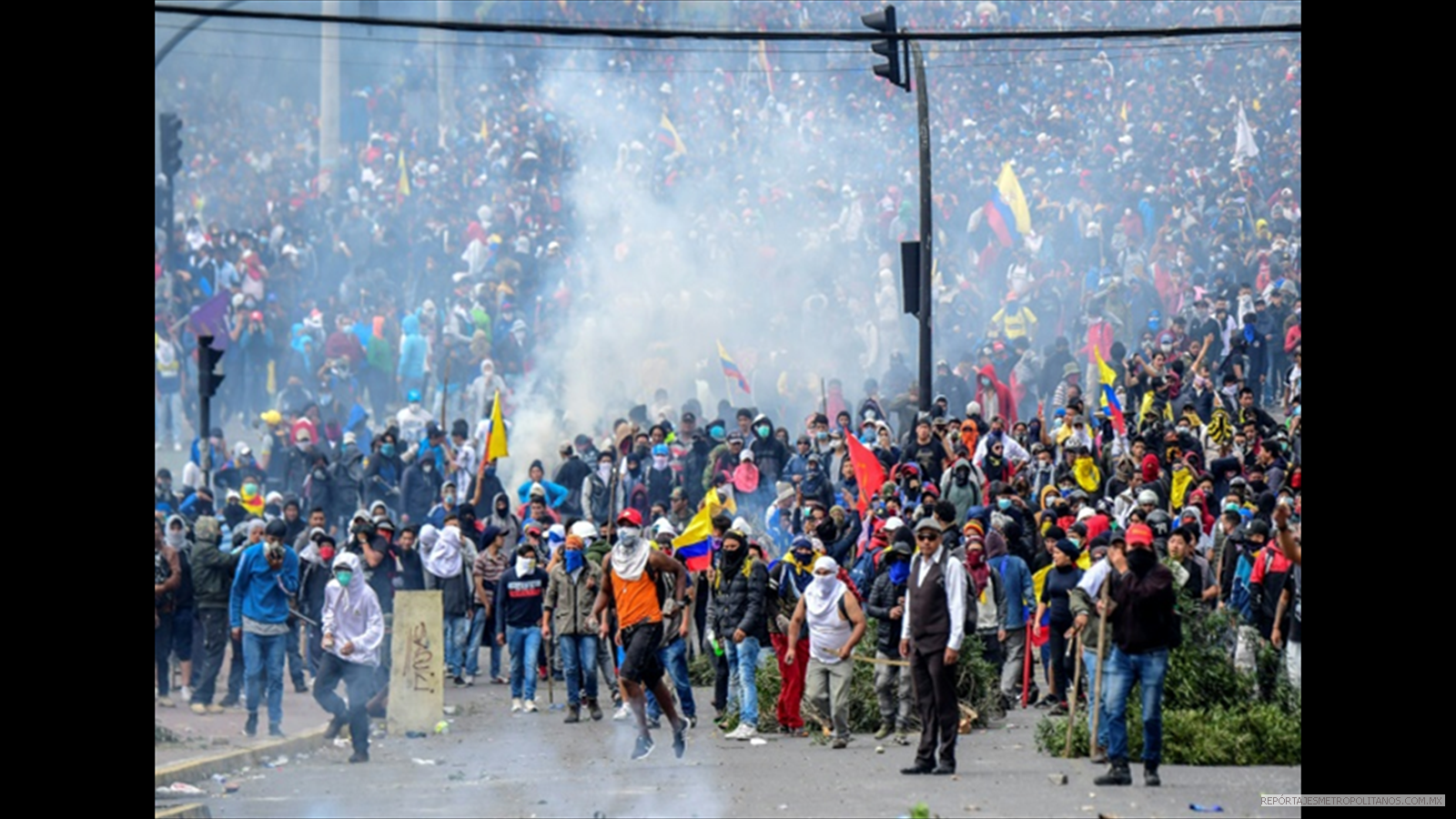 CAOS EN ECUADOR POR EL FIN A LOS SUBSIDIOS EN COMBUSTIBLES 