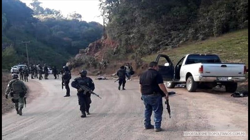 SE ENFRENTAN POLICIAS COMUNITARIAS DE GUERRERO. 10 MUERTOS