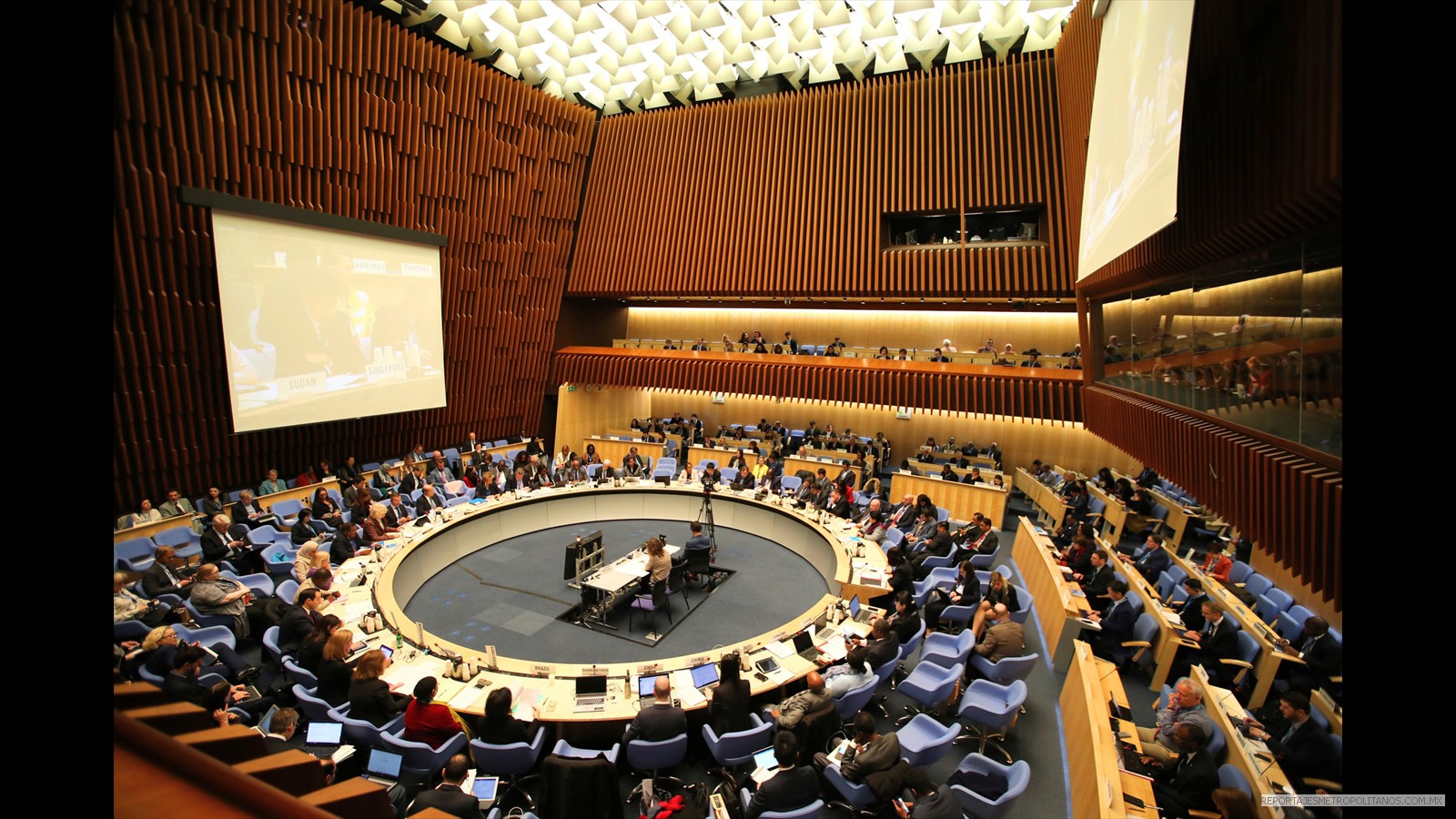 Reunión sobre el nuevo coronavirus en la OMS el jueves. Denis Balibouse /Reuters