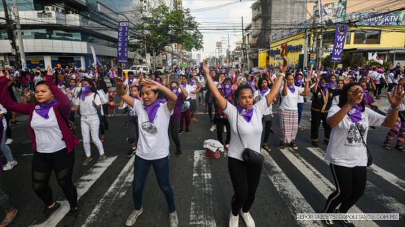 PARA EXIGIR UN ALTO A LA VIOLENCIA DE GENERO (FILIPINAS)