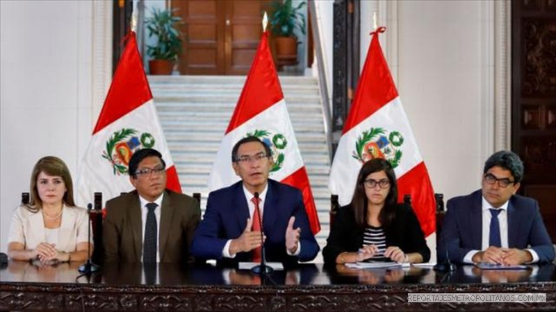 El presidente Vizcarra anuncia cuarentena para todo Perú