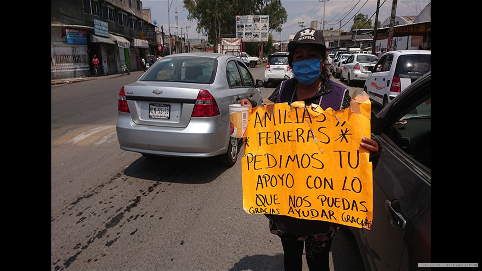 PIDEN DINERO EN LA CALLE PARA SOBREVIVIR A LA CUARENTENA