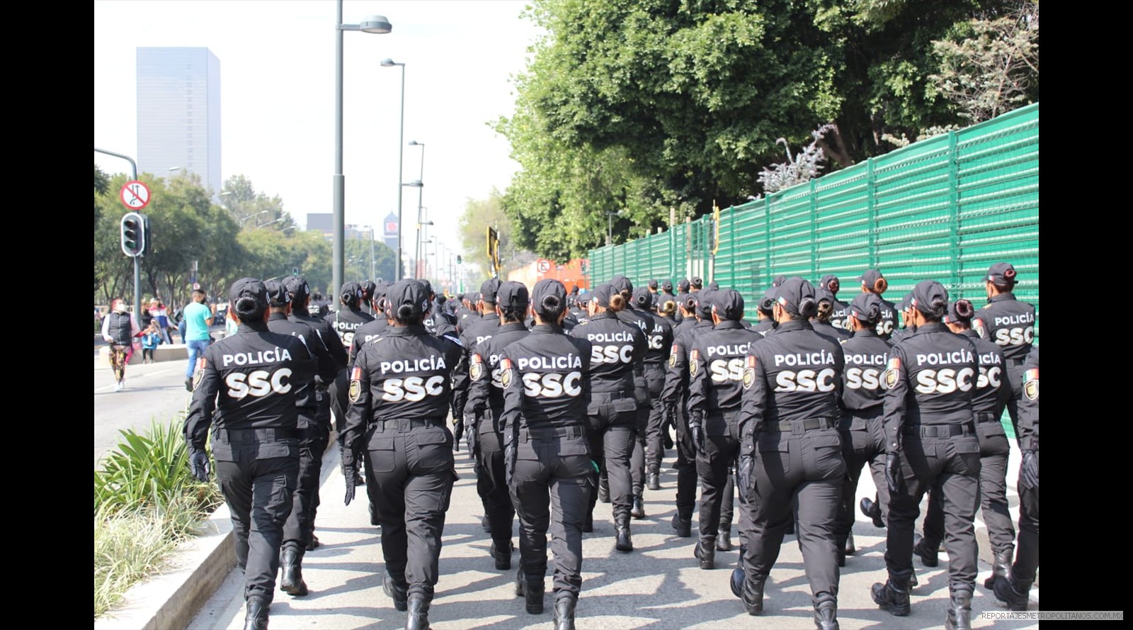 Participaron policías preventivas, Industrial y Bancaría, así como auxiliar