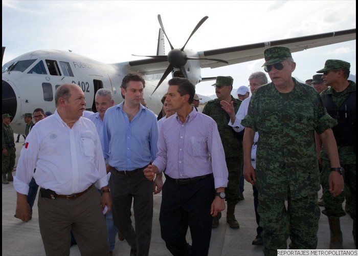 Tras el desfile, Pe?a Nieto se traslada a Los Cabos