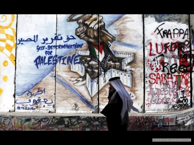 MURO DE LA SEPARACION DE ISRAEL EN CISJORDANIA DE BELEN