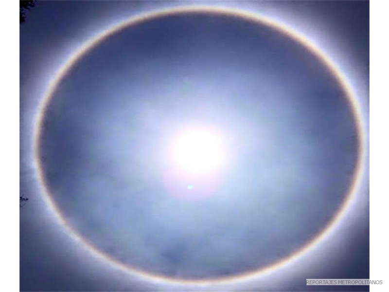 MARAVILLA DE LA NATURALEZA: HALO DE LUZ  ILUMNIO MEXICO