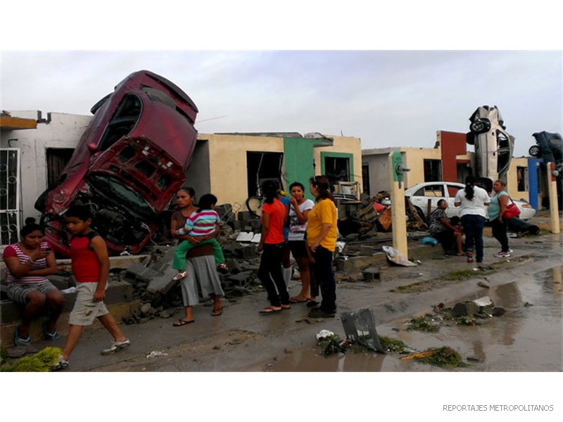 INUSUAL TORNADO “VOLTEA” CIUDAD ACUÑA EN SEIS SEGUNDOS